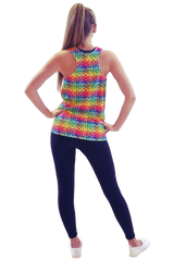 Rainbow Basketweave Tank