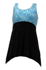 Blue Strata Tank & Yoga Pant Set