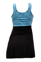 Blue Strata Tank & Yoga Pant Set