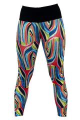 Rainbow Abstract Painting Yoga Pant