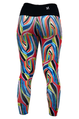 Rainbow Abstract Painting Yoga Pant