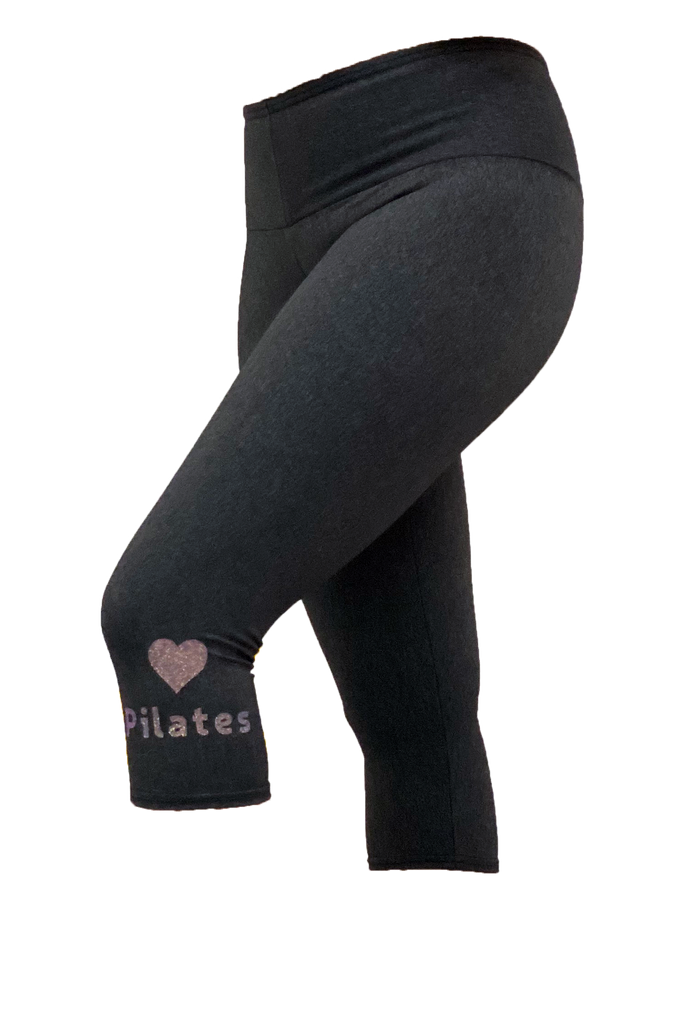 Charcoal Pilates Cropped Yoga Pant