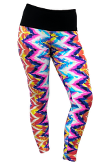 Neon Aztec Yoga Pant