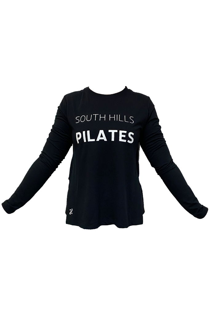 Long sleeve shop side split top