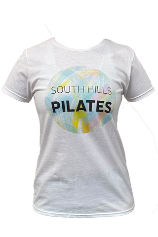 South Hills Pilates White Tee