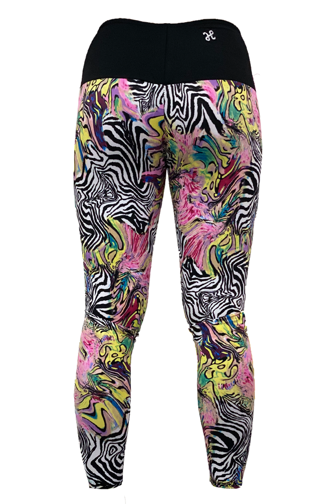 Pastel Zebra Yoga Pant