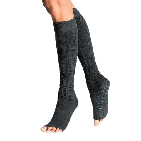 Ruched Stones Pilates Socks